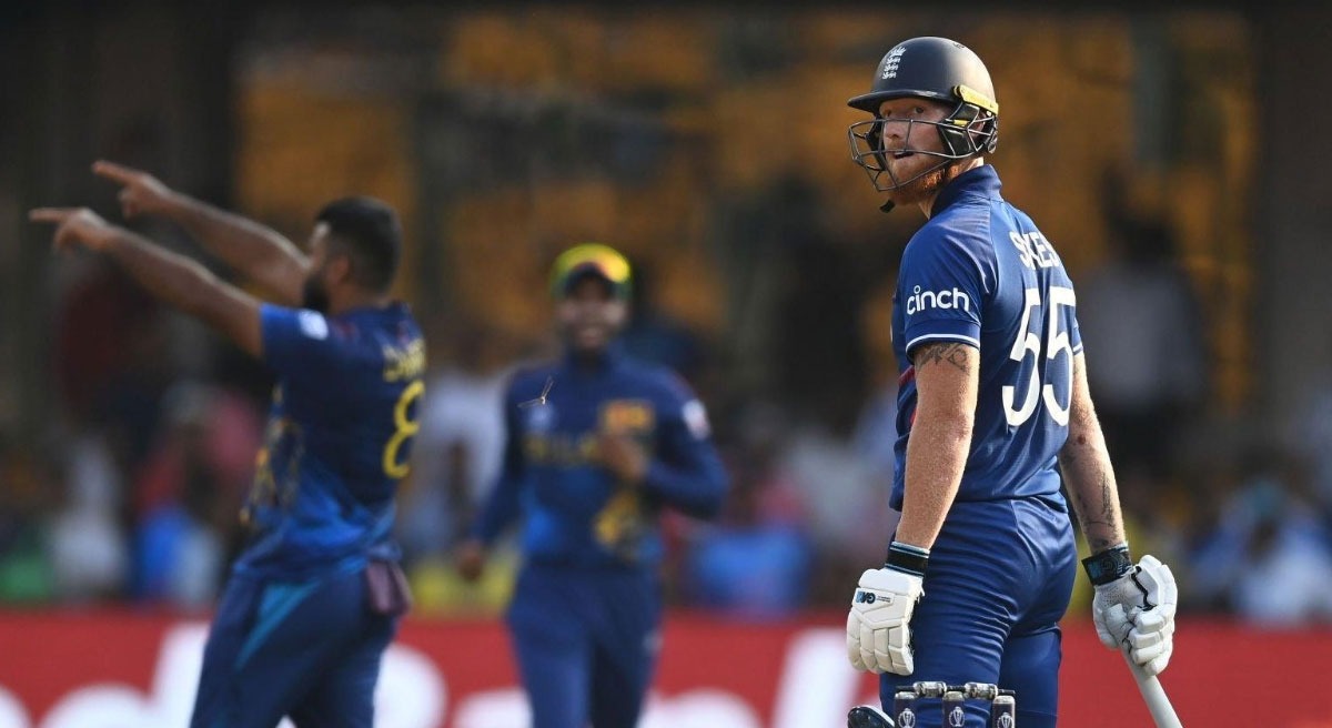 England cricket team face an uphill task of qualifying for the World Cup semi-final after suffering a heavy defeat against Sri Lanka on Thursday.