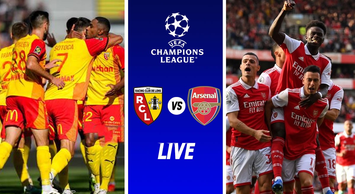 Arsenal vs RC Lens LIVE! Champions League result, match stream and latest  updates today