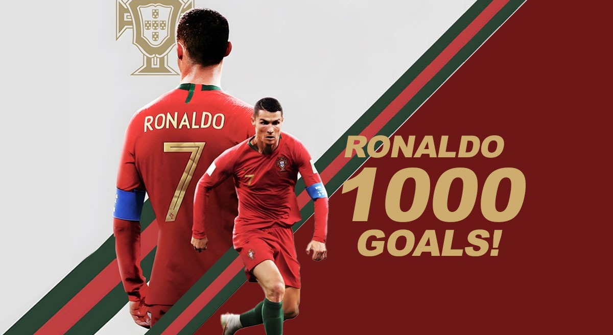 Ronaldo sets target of 1000 goals after scoring brace in Euro qualifiers
