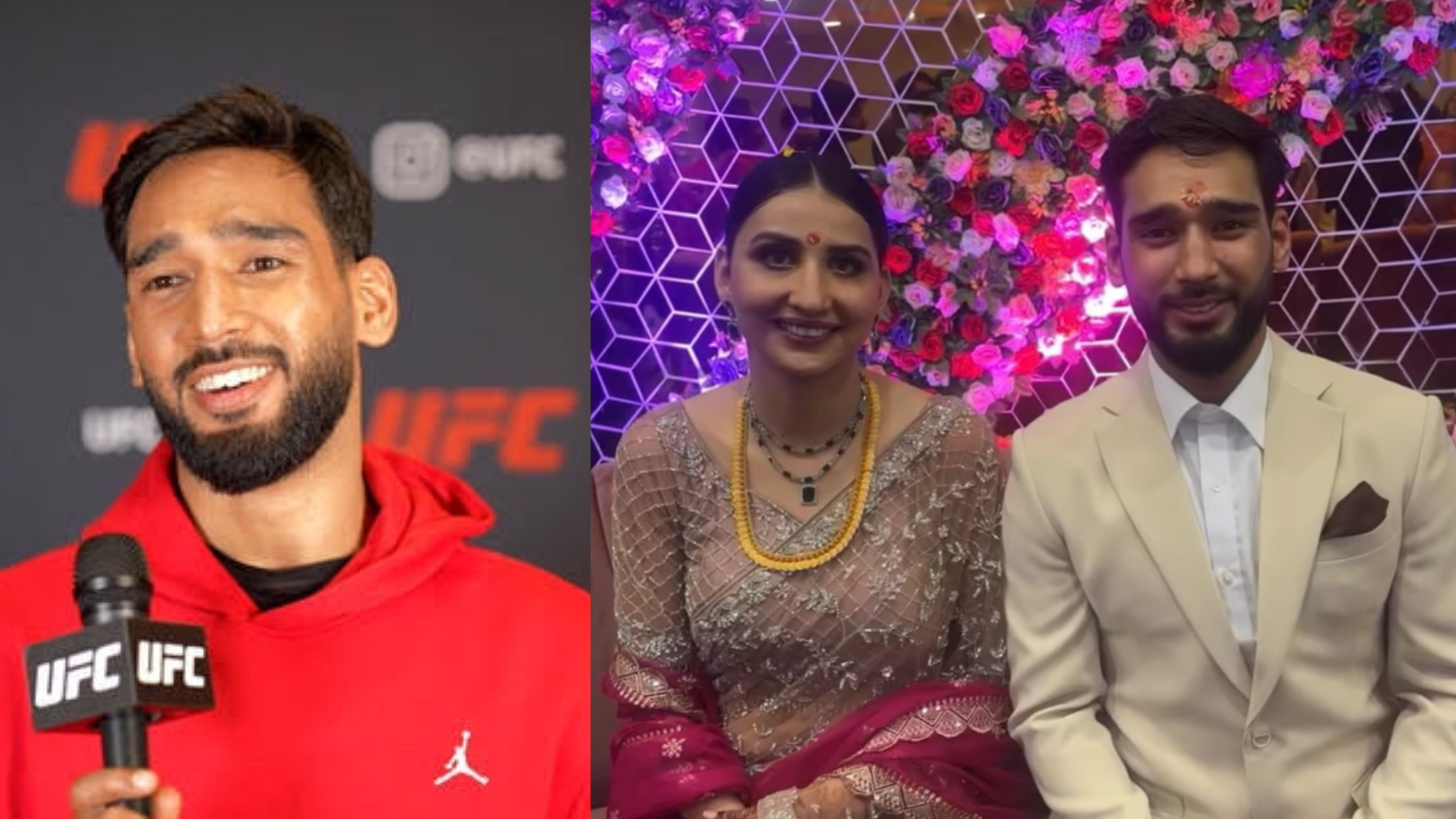 Anshul Jubli Ties the Knot After UFC Fight, Celebrated by Amit Bhadana