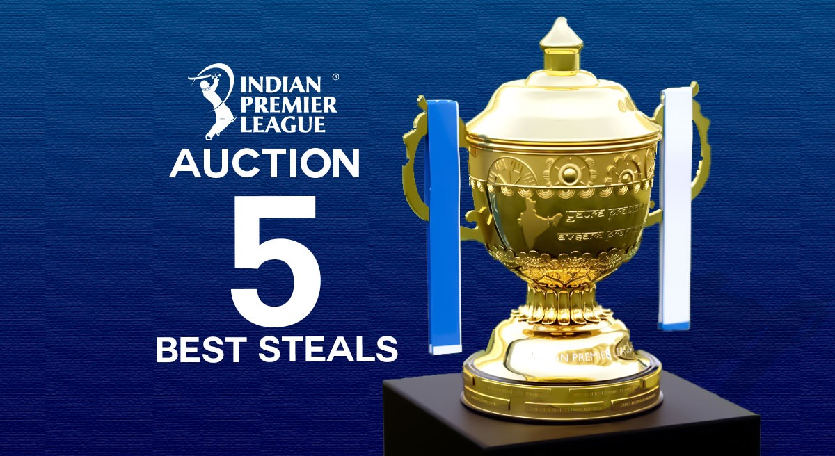 Ahead of the IPL 2024 auction in December, let's take a look at the 5 best steals made by franchises at the auction table.