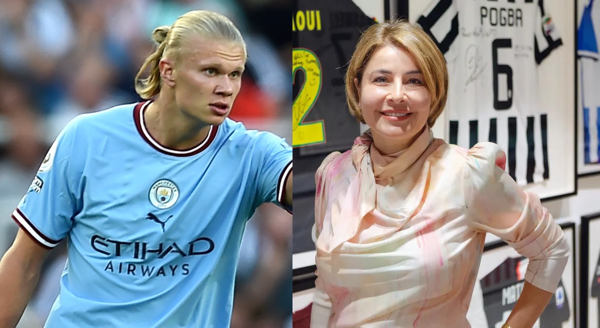 Manchester City's stars agent Rafaela Pimenta speaks about Erling Haaland's transfer speculation and if he will move to Real Madrid in the future.