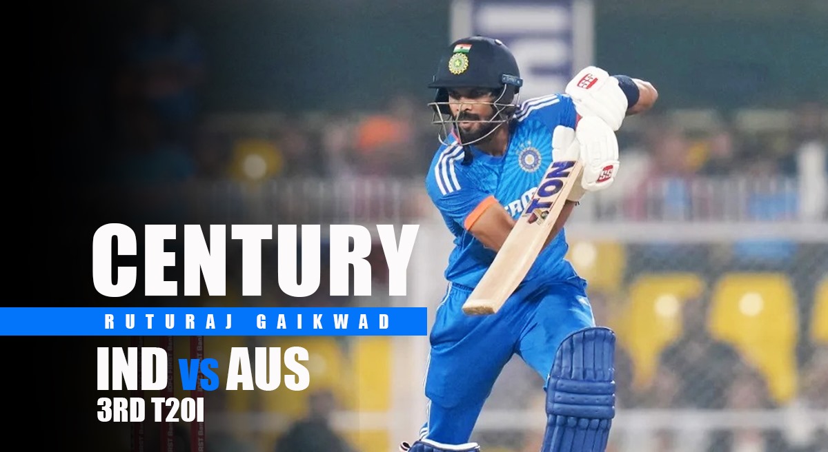 Ruturaj Gaikwad’s Explosive Century Steals the Show in IND vs AUS 3rd T20