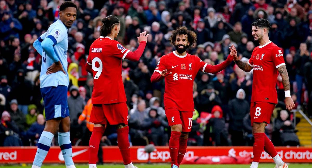 Salah’s Double Takes Him to Rare Milestone for Premier League Clubs