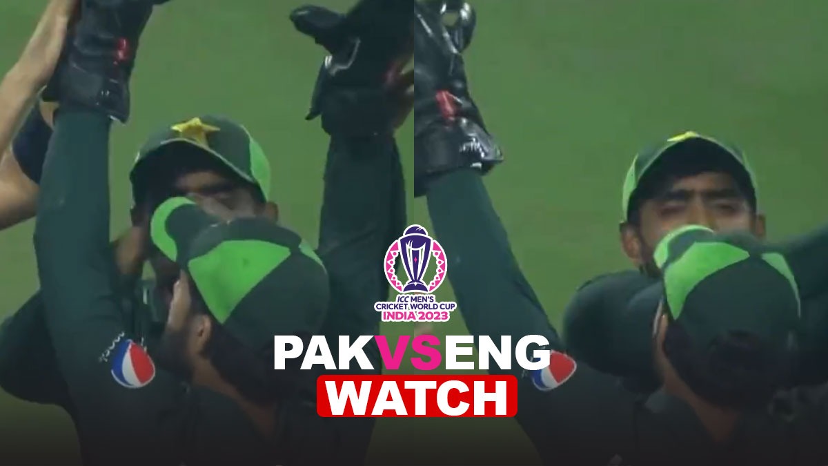 Babar Azam’s Intense Reaction as He Stops Rizwan from Celebrating Wicket in PAK vs ENG