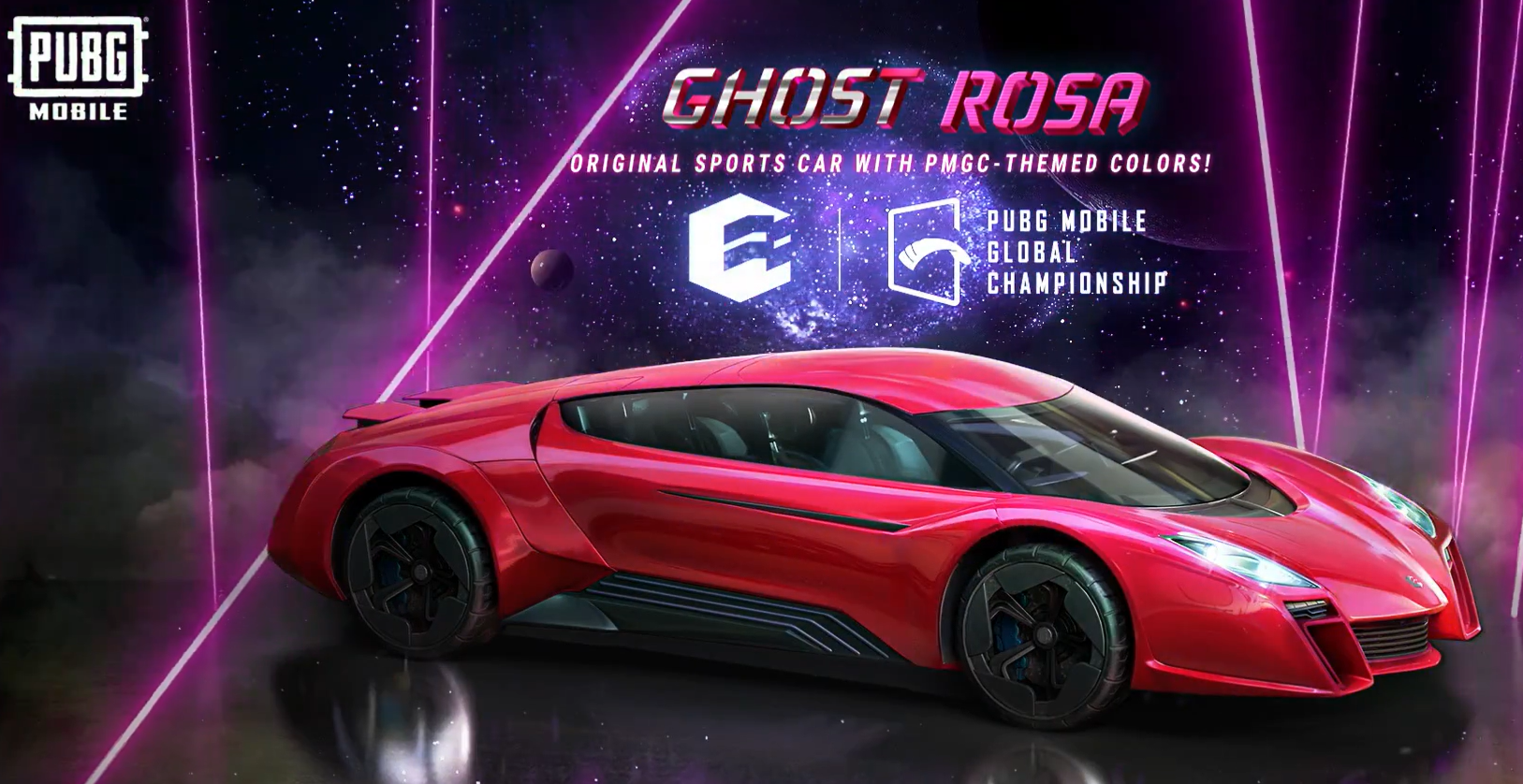 PUBG Mobile Unveils Exclusive Ghost Sports Car Skin for Players