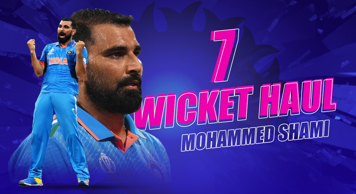 Shahenshah Shami Makes History with 7-Wicket Haul in IND vs NZ