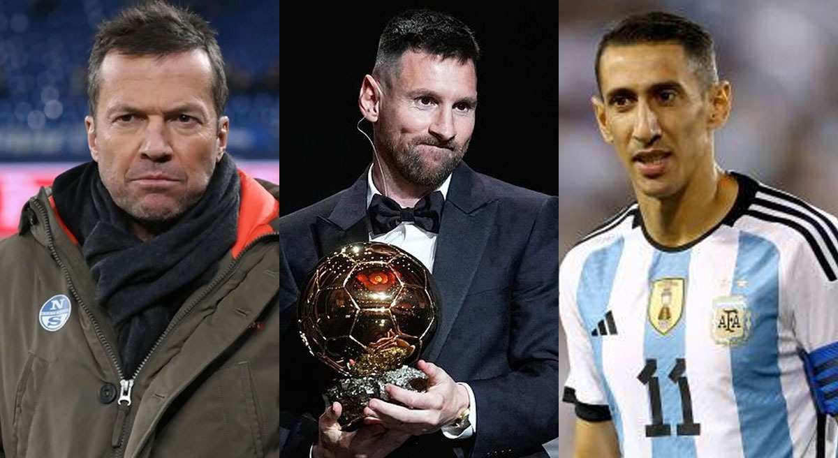 Angel Di Maria shushes Lothar Matthaus about Lionel Messi criticism ...