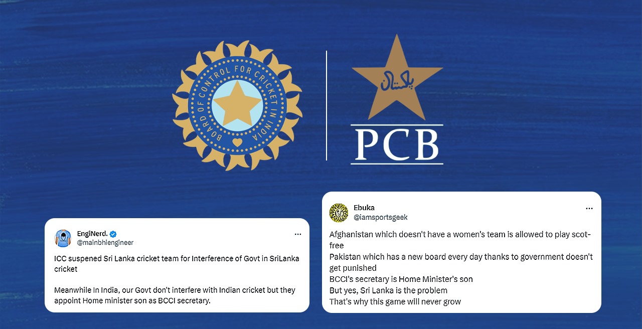 BCCI and PCB take action after ICC suspends Sri Lanka Cricket