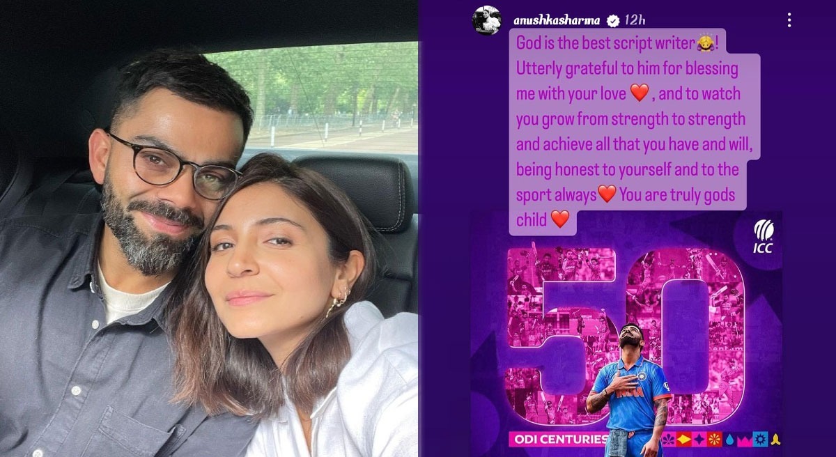 Anushka Sharma Confirms Virat Kohli is ‘Truly a God’s Child’