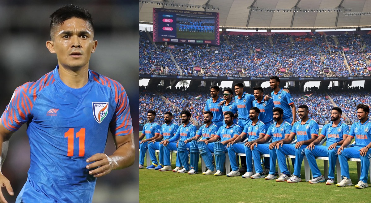 Sunil Chhetri urges fan support in IND vs AUS ICC World Cup Final