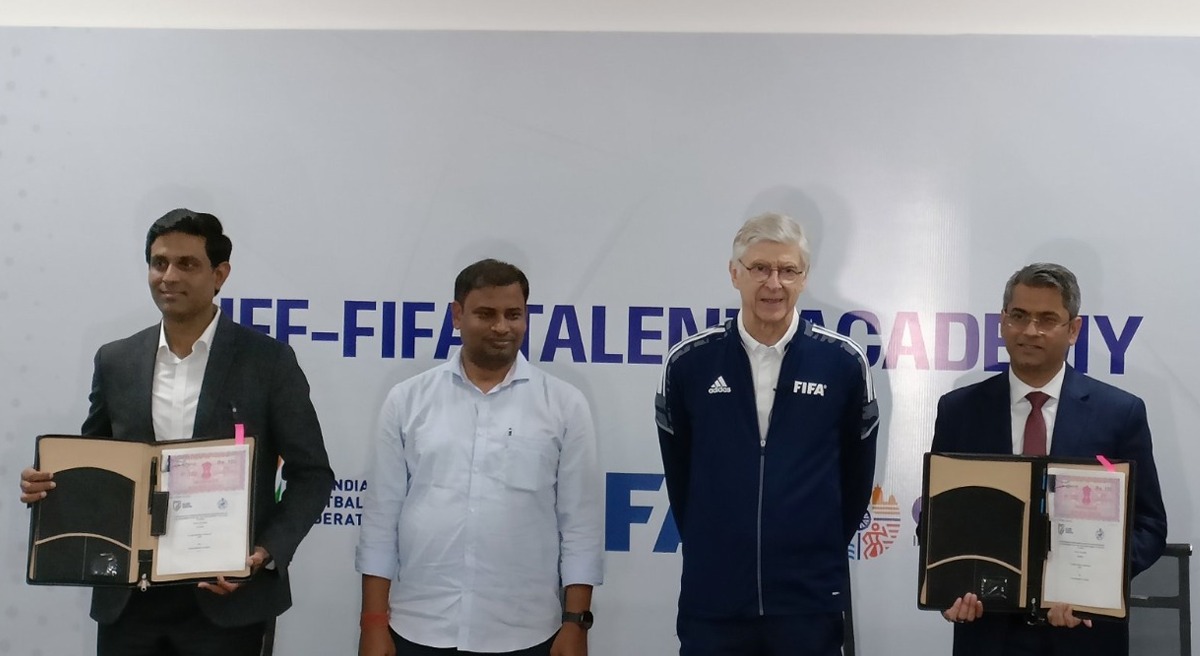 AIFF and FIFA Global Football Development Chief Arsene Wenger Sign Historic MoU