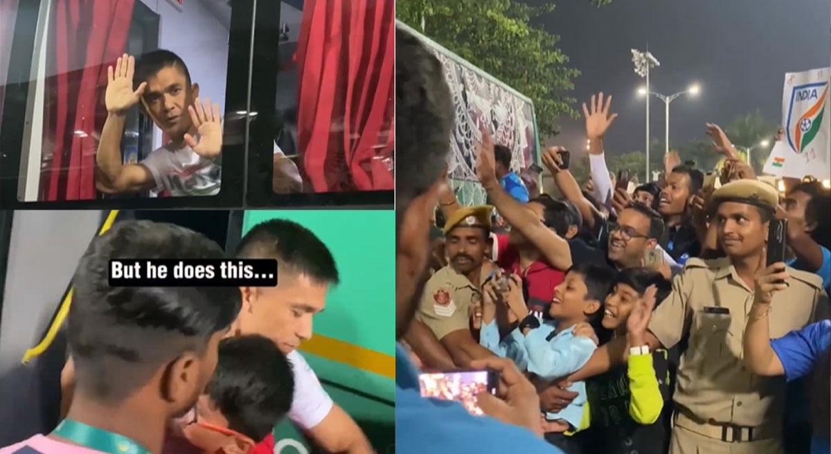 Sunil Chhetri’s Touching Moment with Young Fan Steals Hearts After India vs Qatar