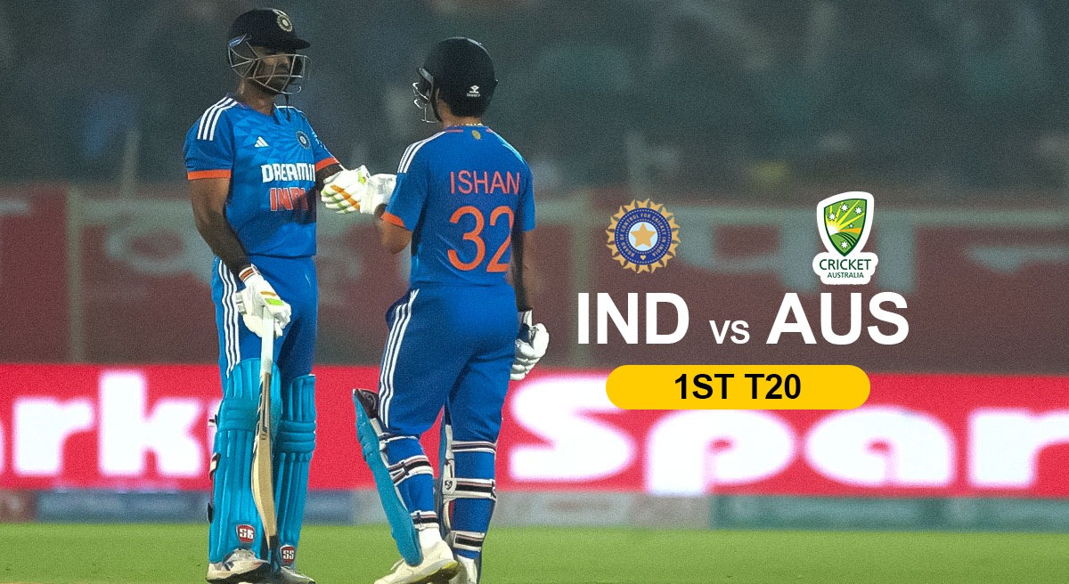 SKY Blitzkrieg Drives India to Record-breaking T20I Run Chase against Australia in 1st T20I