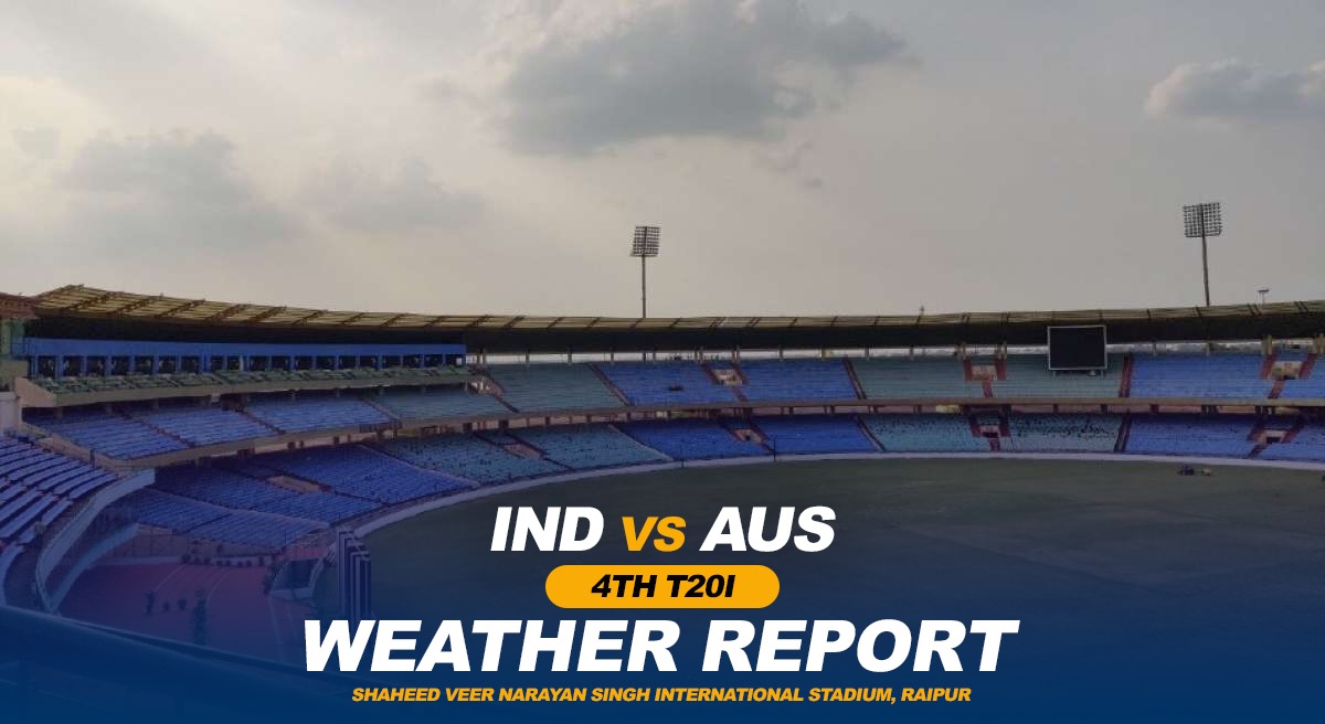 Potential Impact of Rain on IND vs AUS 4th T20I Match