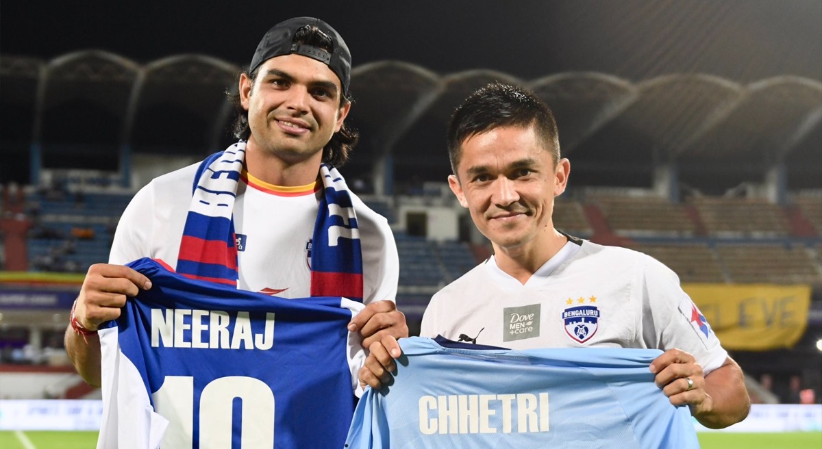 Neeraj Chopra and Sunil Chhetri Swap Jerseys: A Unique Exchange