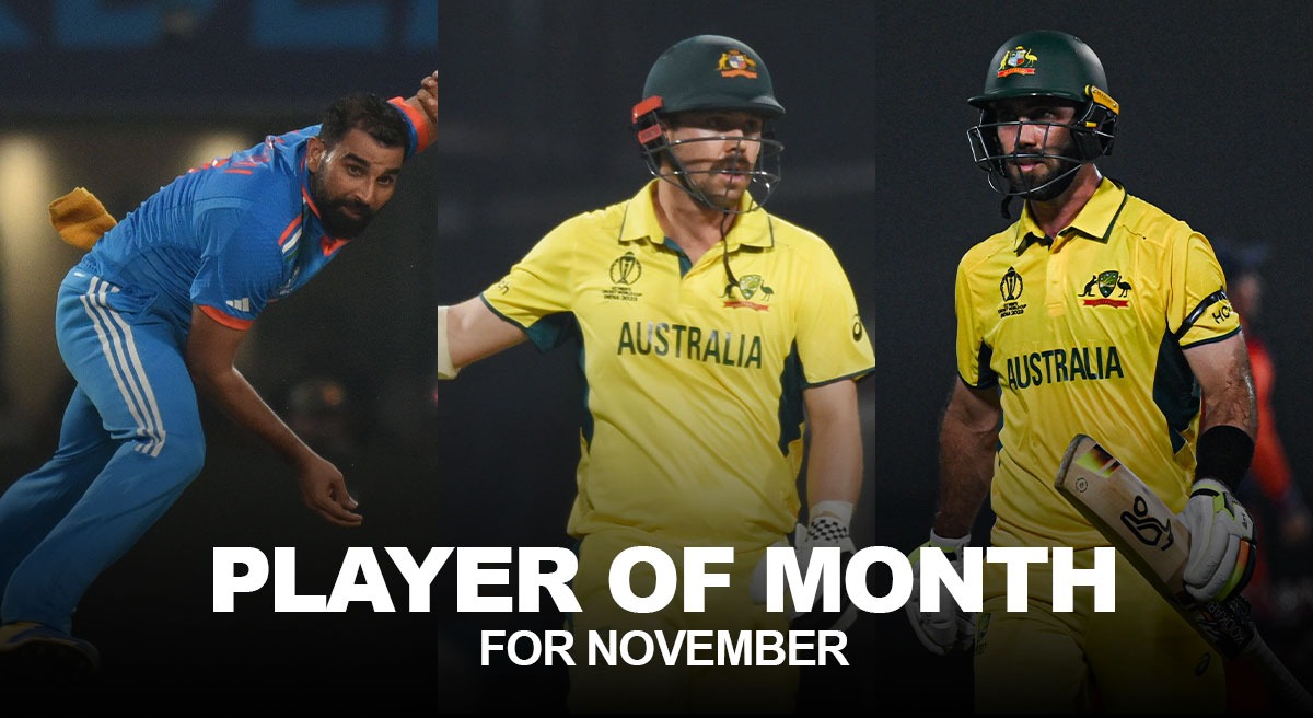 Three-Way Showdown: Shami, Head, and Maxwell Compete for Player of the Month