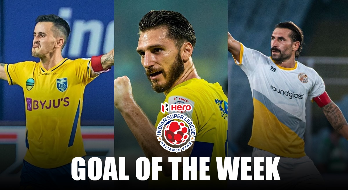 Diamantakos and Herrera’s incredible goals up for ISL Goal of the Week