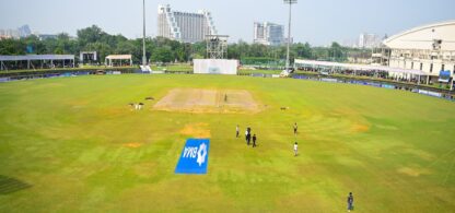 Desperate to start AFG vs NZ, Greater Noida stadium groundsmen do 'transplant' to get rid of wet outfield